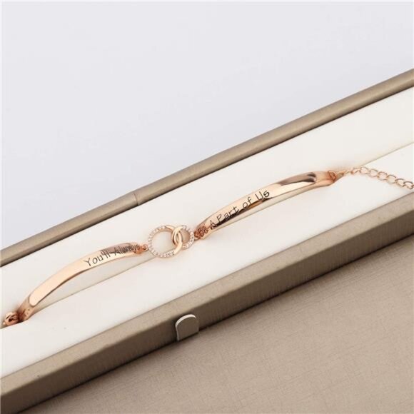 Boss Going Away Bracelet - 'You'll Always Be a Part of Us' Coworker Leaving Gift - Picture 5 of 7